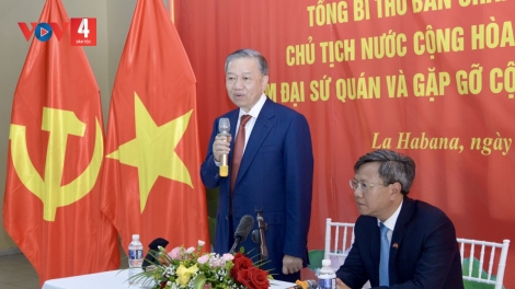 BH’RỢ ÂNG TỔNG BÍ THƯ, CHỦ TỊCH NƯỚC TÔ LÂM LƯM CẤP NHÀ NƯỚC CUBA