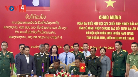 HỘI CCB CHR’HOONG NAM GIANG (QUẢNG NAM) LÂNG HIỆP HỘI CCB CHR’HOONG ĐĂC CHƯNG (LÀO) KÝ BH’AR PA ZƯM BHRỢ TÊNG