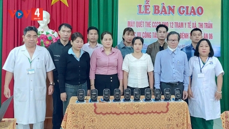 NAM GIANG, QUẢNG NAM PA ĐỚP MAY QUÉT THẺ CCCD ĐOỌNG HA 12 TRẠM Y TẾ