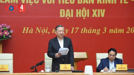 TỔNG BÍ THƯ TÔ LÂM TA ĐANG MOON: BÁO CÁO ÂNG TIỂU BAN KINH TẾ - XÃ HỘI NĂC P’RÁ XA NAY LIÊM CHOOM BHLÂNG