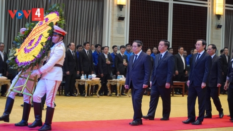 THỦ TƯỚNG CHÍNH PHỦ PHẠM MINH CHÍNH PÂH BH’RỢ LƠI ABHUY LÂNG BH’RỢ C’LÊNG ĐỒNG CHÍ KHĂM-TÀY XI-PHĂN-ĐON