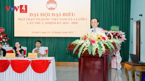 ĐẠI HỘI ĐẠI BIỂU MẶT TRẬN TỔ QUỐC VIÊT NAM  CHR’VAL A LƯỚI 2 G’LUH I, NHIỆM KỲ 2025 - 2030