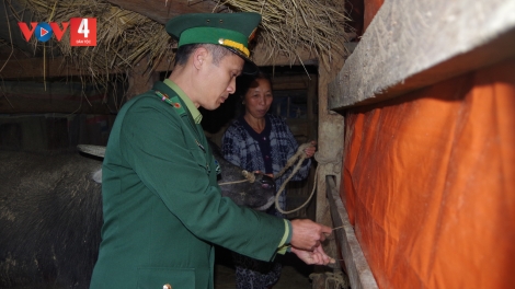 CAO BẰNG: BĐBP HƯA PỈ NOỌNG DÚ BÚNG SLUNG TẢNG LÀN DÊN ĐẢNG