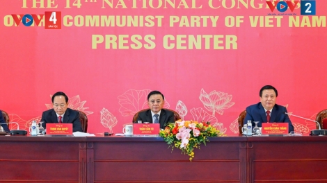 HỌP BÁO L’LĂM BÊL BHRỢ ĐẠI HỘI XIV ÂNG ĐẢNG