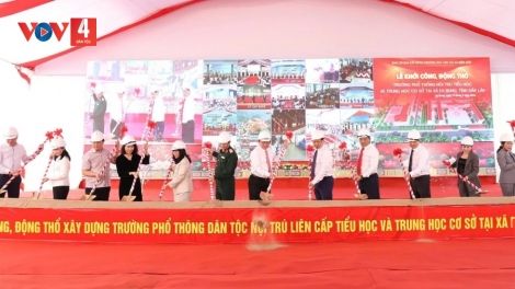 PHÓ THỦ TƯỚNG HỒ QUỐC DŨNG TƠƠP CHOH PA DƯR TRƯỜNG NỘI TRÚ BÂC CÂP CHR’VAL EA BUNG