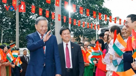 TỔNG BÍ THƯ, CHỦ TỊCH NƯỚC TÔ LÂM TR’LUM LÂNG MANUYH VIỆT NAM ĂT COH ẤN ĐỘ