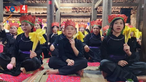 Độc đáo lễ nhận và dạy con tràng nhập môn của người Tày