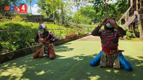 Làng Văn hóa tái hiện không gian văn hóa Khmer Nam Bộ