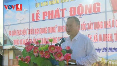 GIA LAI: XAY BHRỢ "CHIẾN DỊCH QUANG TRUNG" CHOH ĐONG ẶT ĐOỌNG HA ĐHANUÔR CRÊÊ TUH BHLONG