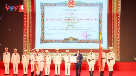 CÔNG AN TP. ĐÀ NẴNG DƯƠNG ĐƠP CH'NÊÊR ANH HÙNG LỰC LƯỢNG VŨ TRANG NHÂN DÂN