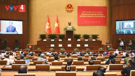 HỘI NGHỊ PRANG K’TIẾC K’RUUNG PA CHĂP CH’MÊỆT LÊY, HỌC TẬP, PRÁ XAY GHÍT LÂNG XAY BHRỢ CƠNH XA NAY MUY BƠR NGHỊ QUYẾT, CHỈ THỊ ÂNG BỘ CHÍNH TRỊ