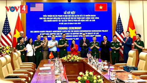 VIỆT NAM - HOA KỲ KÝ KẾT XA NAY GR’HOÓT BHRỢ T’BHƯAH DỰ ÁN BHR’LẬ PA LIÊM RAU CĂH LIÊM CRÊÊ ÂNG CHIẾN TRANH