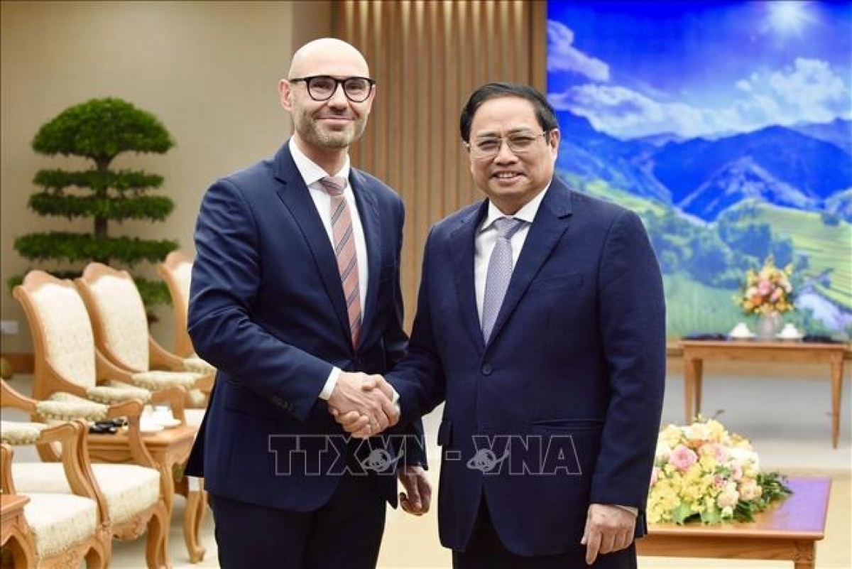 
Thủ tướng Phạm Minh Chính sơng pơma dơnŭh hăm Tổng thư ký Kơdranh xek tơlang apŭng plĕnh tĕh