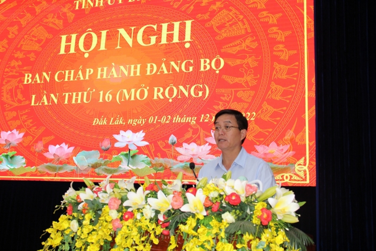 
Pôa Nguyễn Đình Trung, Ngế cheăng tung tíu xiâm Đảng, Kăn hnê ngăn  Đảng kong pơlê Dak Lak tối tơbleăng a hâi hôp