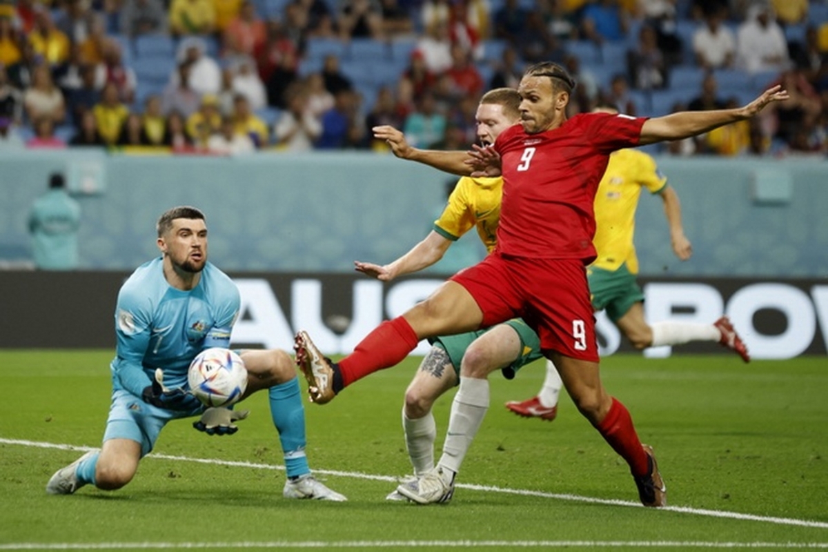 Đan Mạch rời cuộc chơi World Cup sau khi để thua Úc