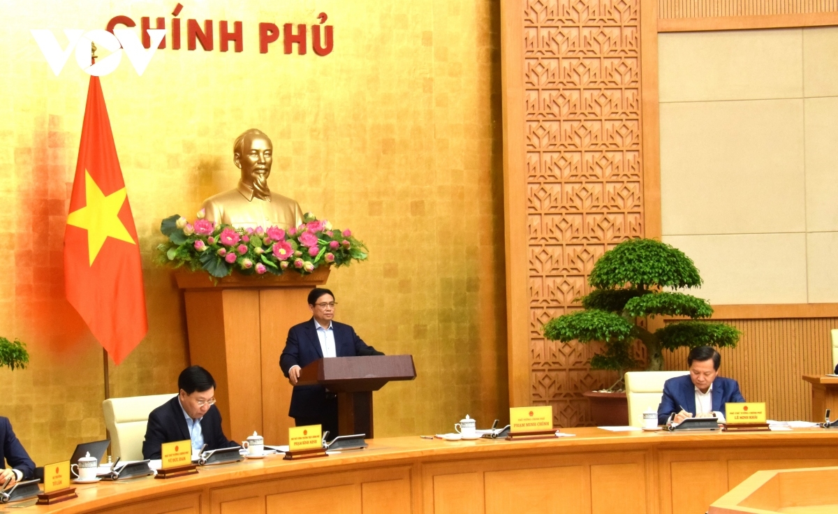 
Thủ tướng Cíñ phủ ồng Phạm Minh Chính đơng lam pơrjum