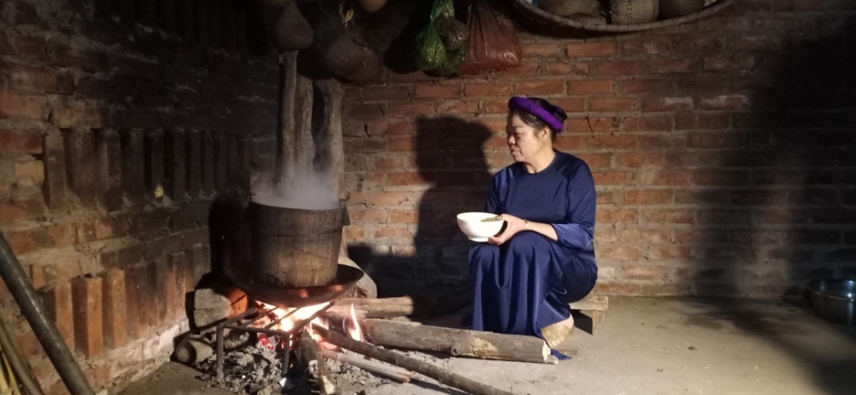 Đăng nặm hom áp đang. Ảnh: Tô Đình Hiệu