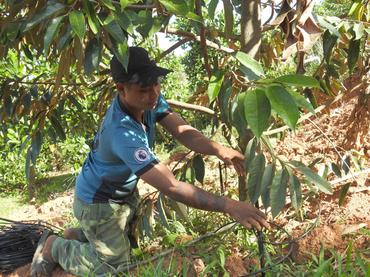 
A Sỹ pơm đing pruih đak kơdih ăn ‘long pơtăm