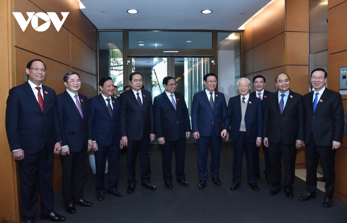 
Tổng Ƀí thư ồng Nguyễn Phú Trọng mờ ală kwang đơng lam bồ Đảng, Dà lơgar tàm pơrjum sơnđờm mŭt pơrjum nisơna dơ̆ 2, Quôk hội khoă XV