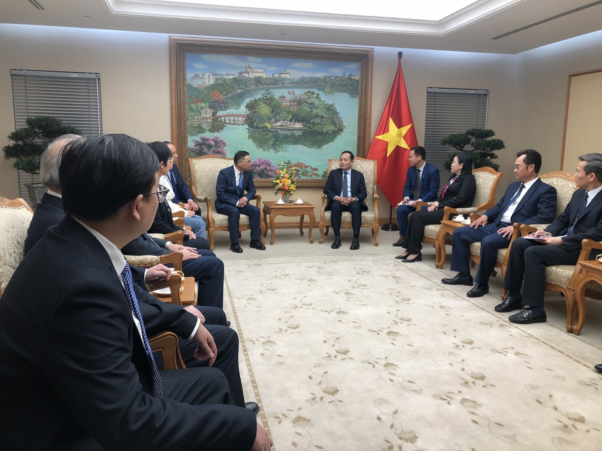 Phó Thủ tướng ồng Trần Lưu Quang wă Tập đoàn Sunny (lơgar Lo)