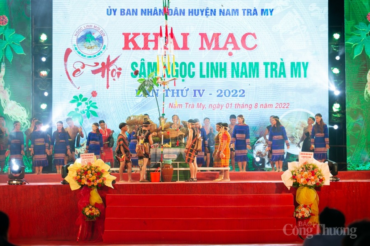 (Lễ hội sâm tại huyện Nam Trà My năm 2022)
