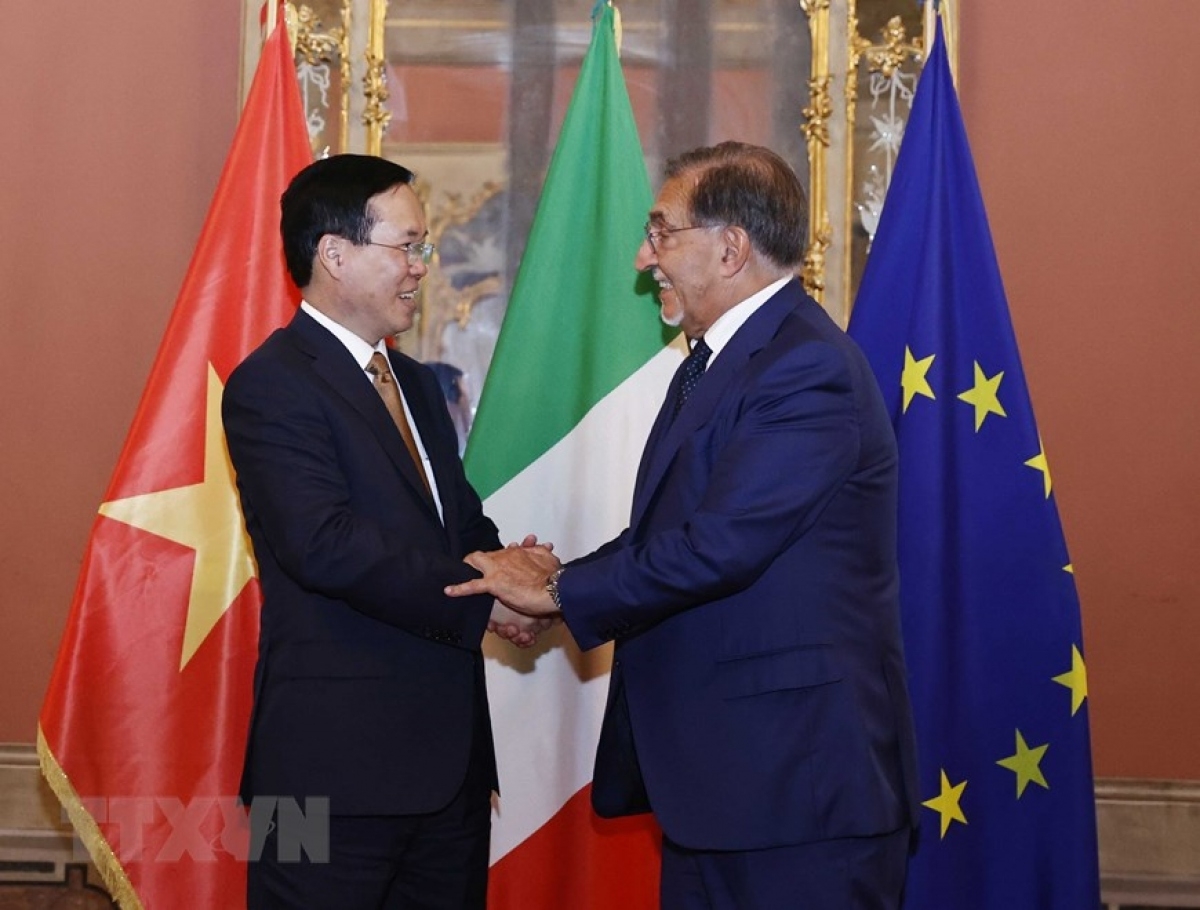 Khua mir sir dêh čar ta, ơi Võ Văn Thưởng bưp Khua git gai wai lăng pơ ala mơnuih ƀôn sang gơnong dlông dêh čar Italia