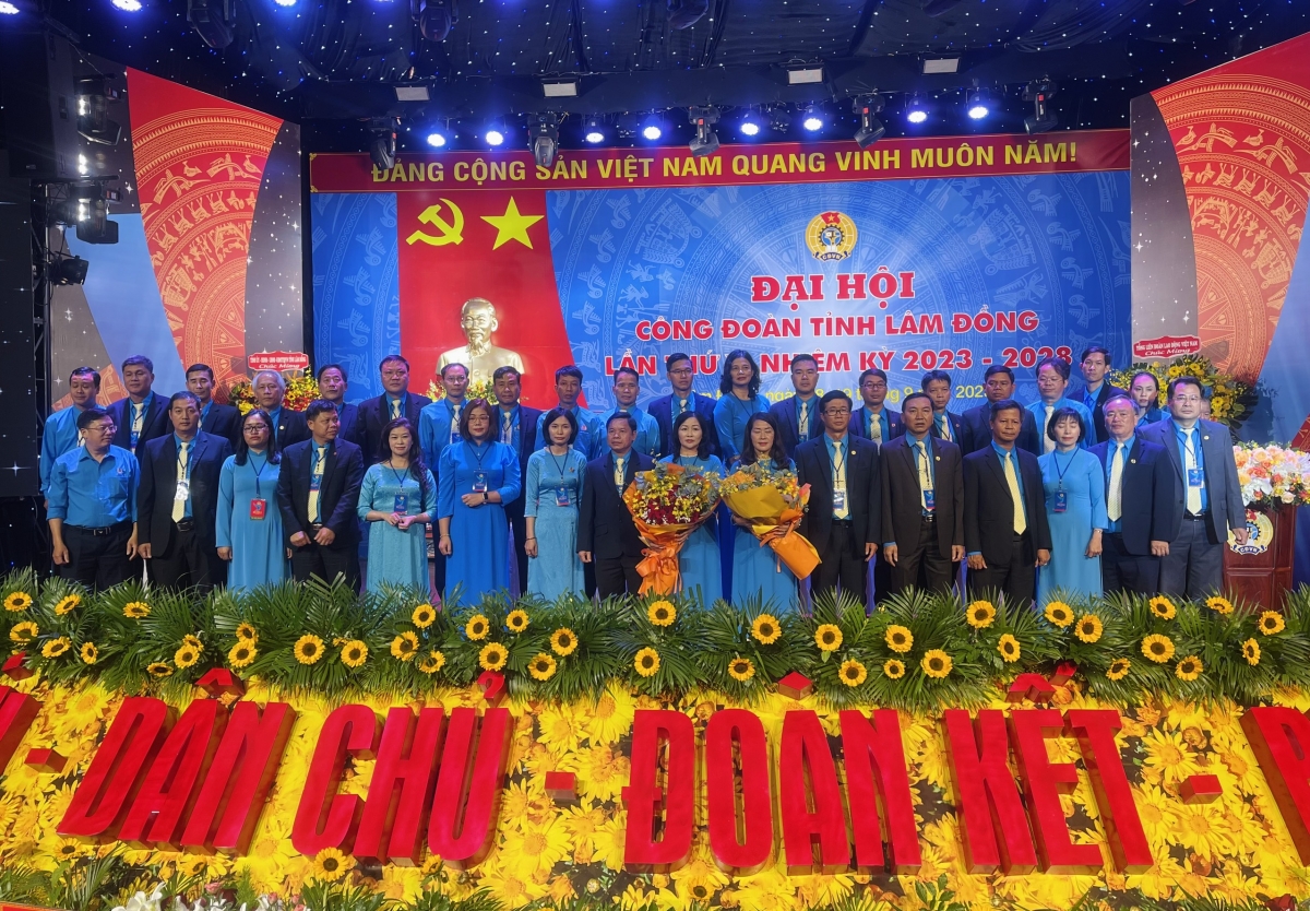 Tơlik măt mpồl đơng lam Liên đoàn Lao động càr Lâm Đồng khoă X, tơngai lơh broă bơh nam 2023 tus 2028