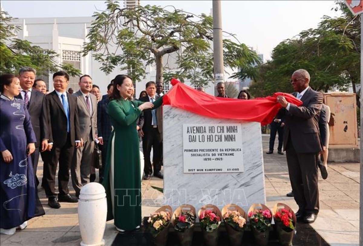 Jâ Võ Thị Ánh Xuân, Kăn xiâm phŏ hnê ngăn tơnêi têa prế kăn hnê ngăn Hô̆i đong pơlê kong kân Maputo pơxiâm po kơ-ƀeăng inâi Troăng kân Hồ Chí Minh