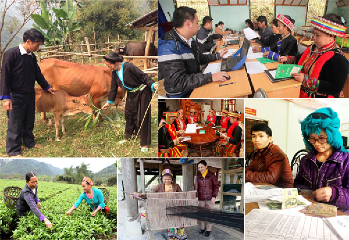 Cak rok patagok kinh tế - xã hội bhum bangsa takik saong bhum ceik 