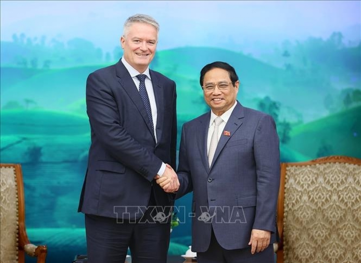 Khua dêh čar ơi Phạm Minh Chính hăng Khua čih pioh OECD Mathias Cormann