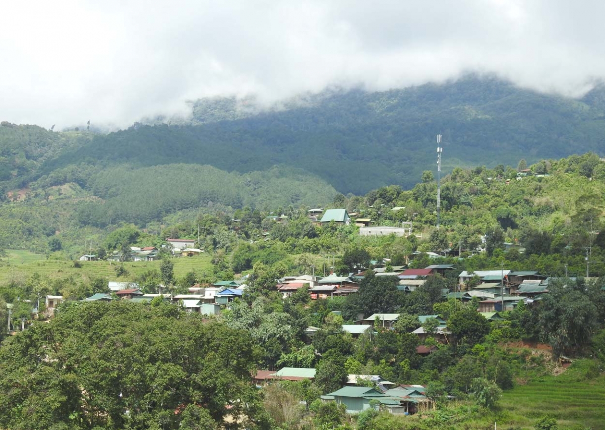 Palei di urang Xơ Đăng pak xã Măng Ri, huyện Tu Mơ Rông, huyện pala Sâm Ngọc Linh di tỉnh Kon Tum