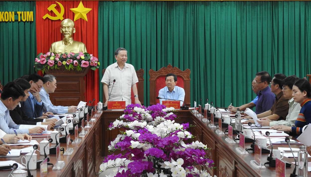 

Đăi tươ̆ng Tô Lâm, Ngế cheăng tung Khu xiâm kal kí, Ngế xiâm ngăn Kŏng an tơpui a rôh pêi cheăng