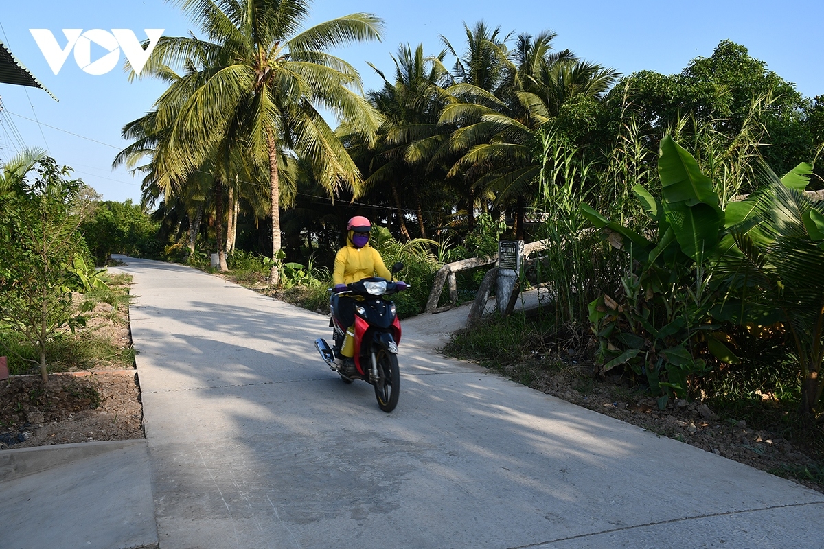 Jalan mbak dalam huyen Châu Thành praong laneing lanoi