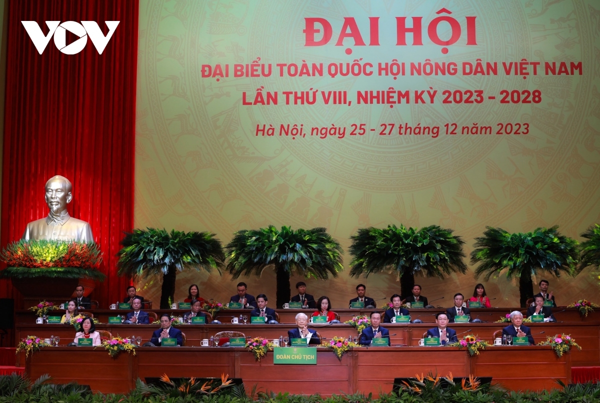 Đại hội đại biểu prang k'tiêc Hội Nông dân Việt Nam g'luh VIII, nhiệm kỳ 2023-2028