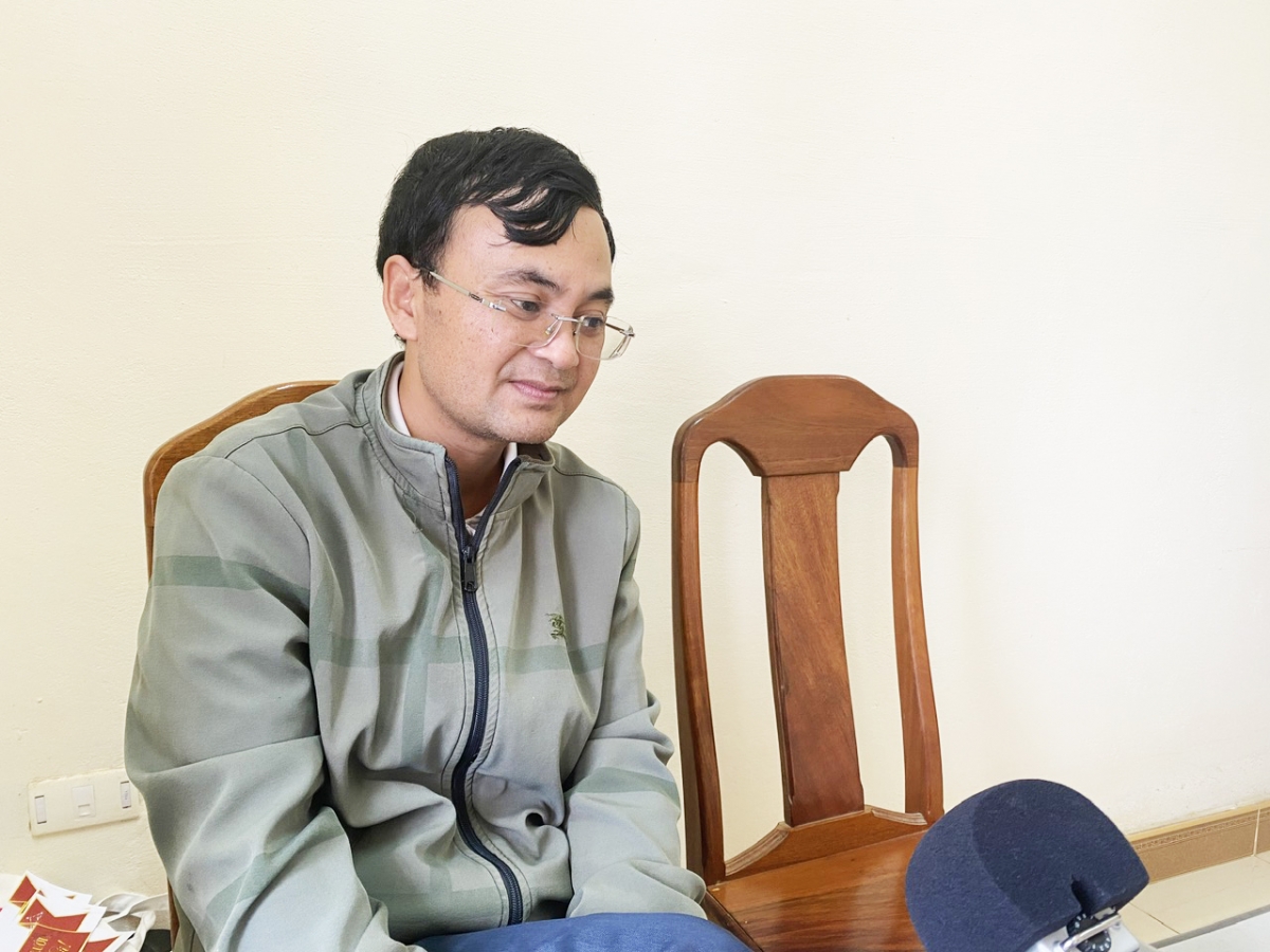 Ông Hồ Văn Ngực, Phó Chủ tịch UBND xã Quảng Nhâm, huyện A Lưới