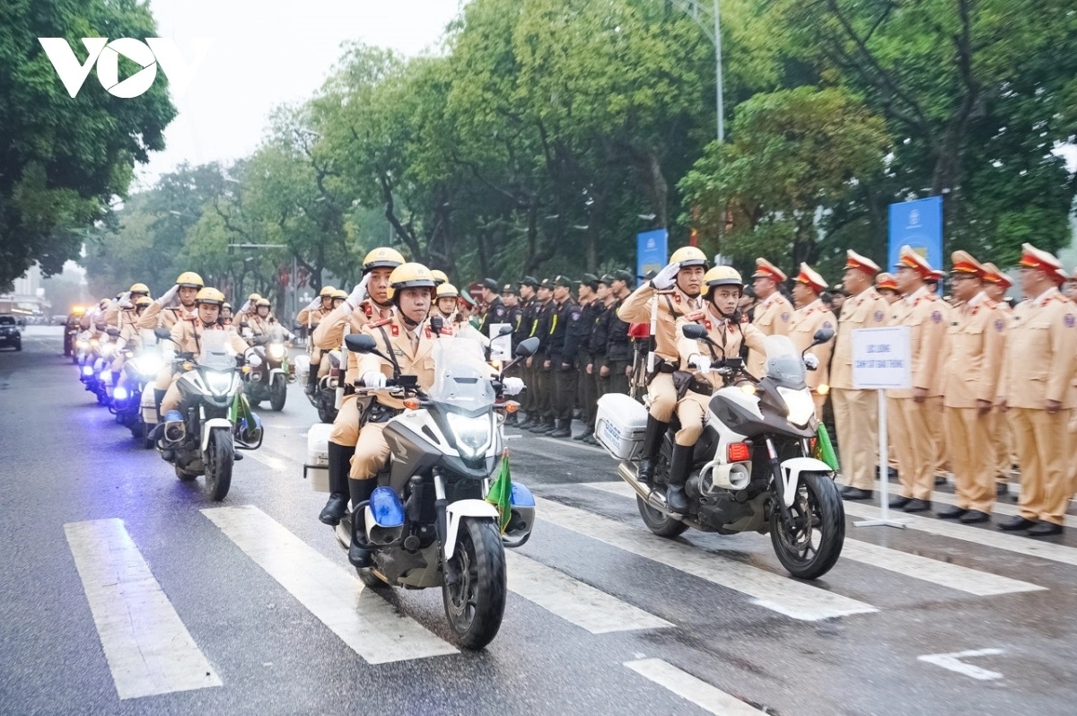 Lễ phát động ra quân Năm An toàn giao thông 2024 và đợt cao điểm bảo đảm trật tự, an toàn giao thông Tết Nguyên đán Giáp Thìn và Lễ hội Xuân năm 2024