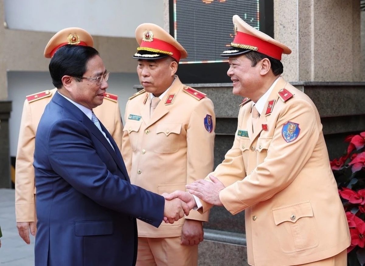 Thủ tướng Phạm Minh Chính nting bơr sa tềp kwang bàng, cau ling kảñ sát gùng lòt (rùp Anih yal tơngĭt jơnau Việt Nam dê)