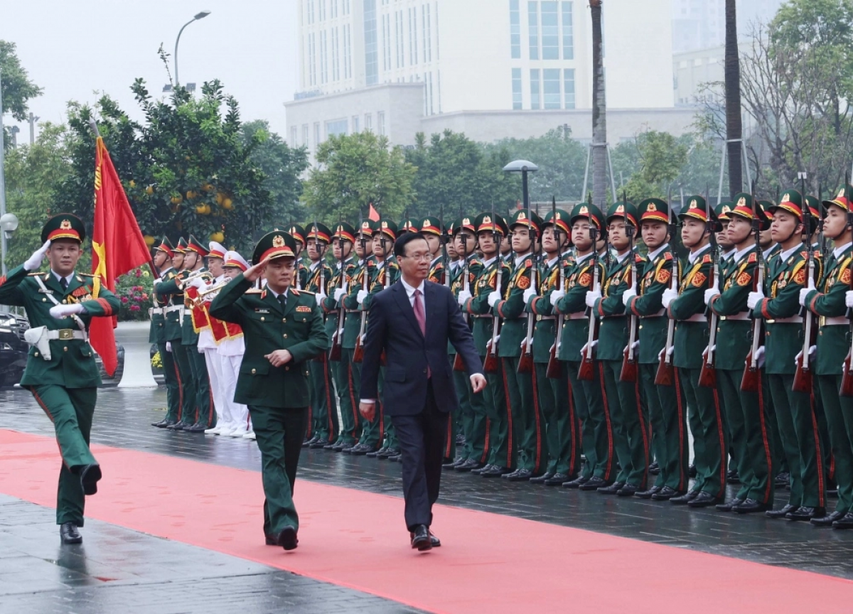 Chủ tịch nước Võ Văn Thưởng thăm, làm việc với Tập đoàn Viettel.