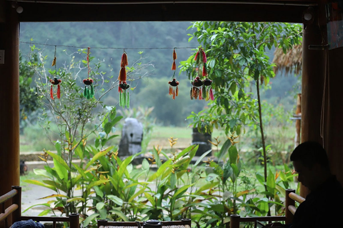 Những quả còn bắt mắt trang trí tại các homestay