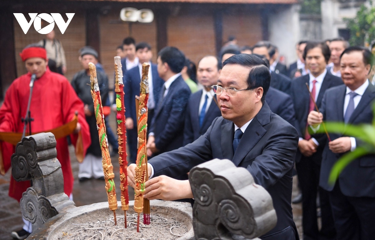 Kăn xiâm hnê ngăn tơnêi têa Võ Văn Thưởng nhoăm pâ chôu nhang tơbâ kơ pơtáu An Dương Vương