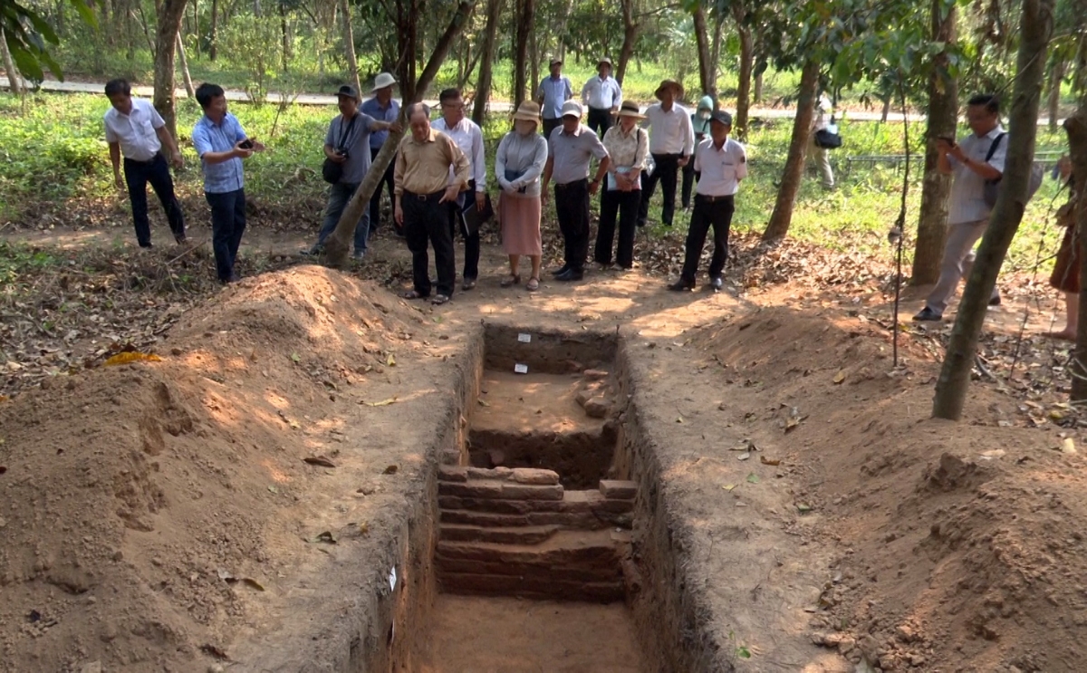 Ban Quản lý Di sản Văn hoá thế giới Mỹ Sơn đang xây dựng phương án bảo vệ
hiện vật được tìm thấy trong quá trình khảo cổ.