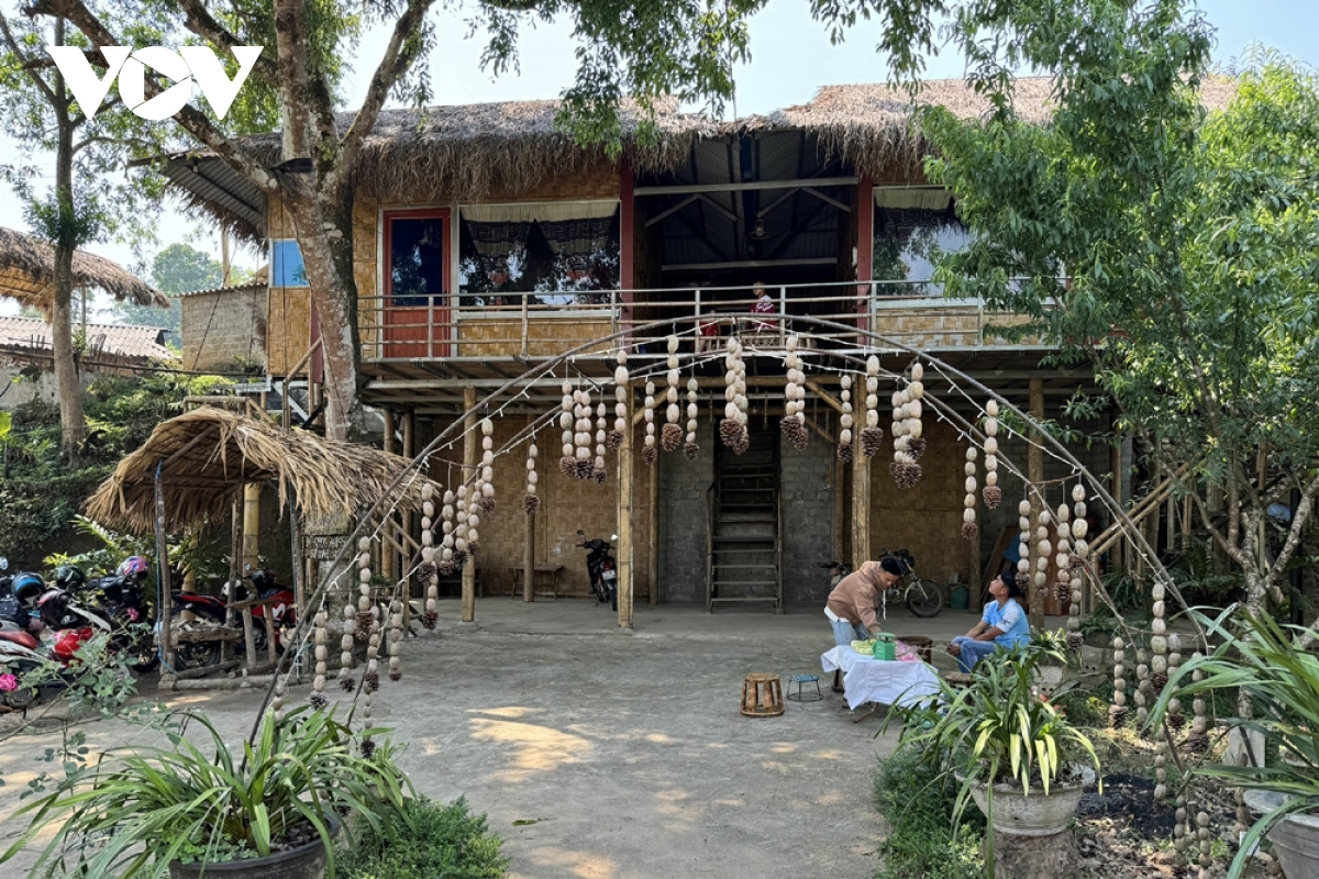 Hầu hết các homestay ở Khun Há đều kín khách trong dịp này