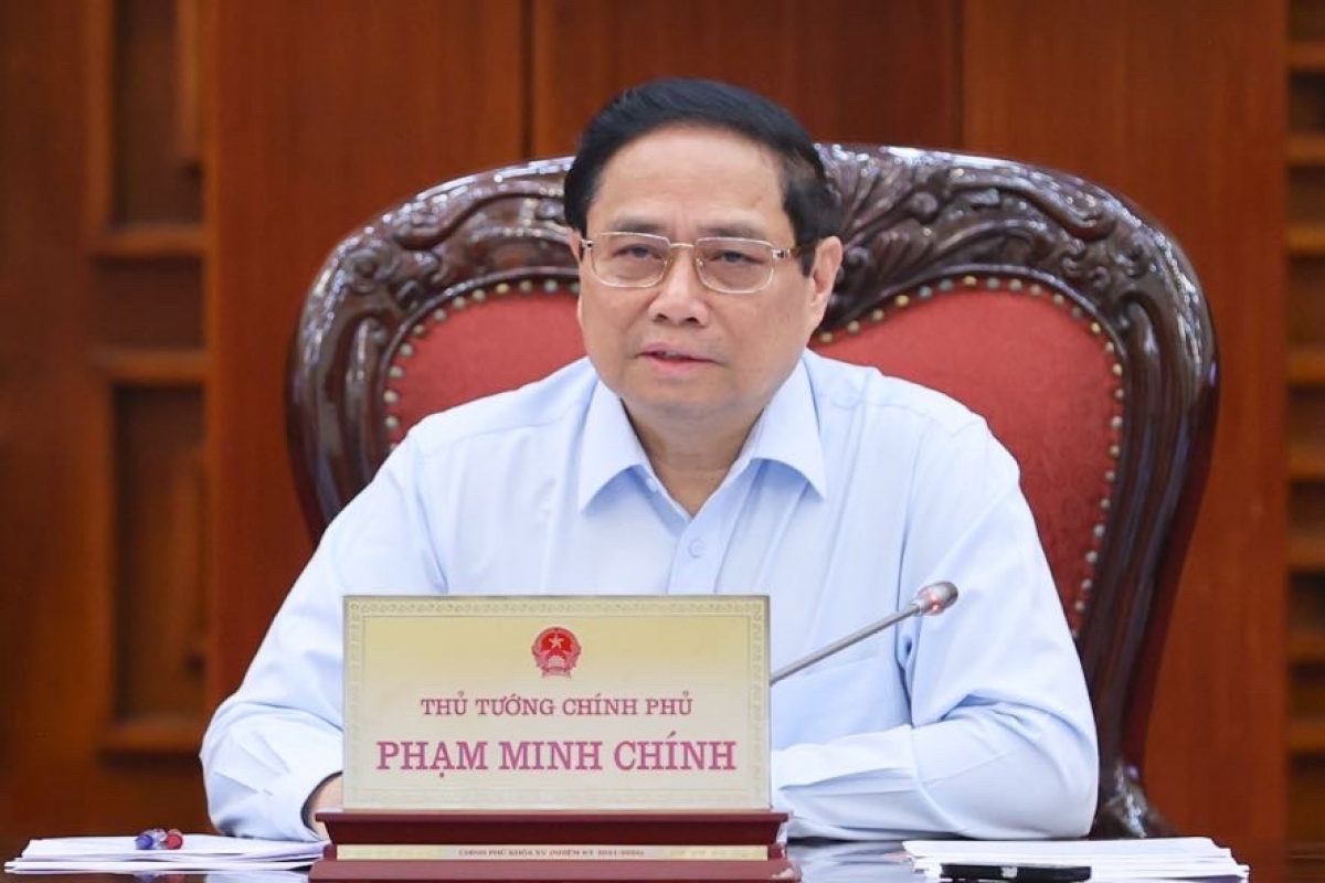 
Thủ tướng Phạm Minh Chính pơma pơgơ̆r tơ̆ hop akŏm