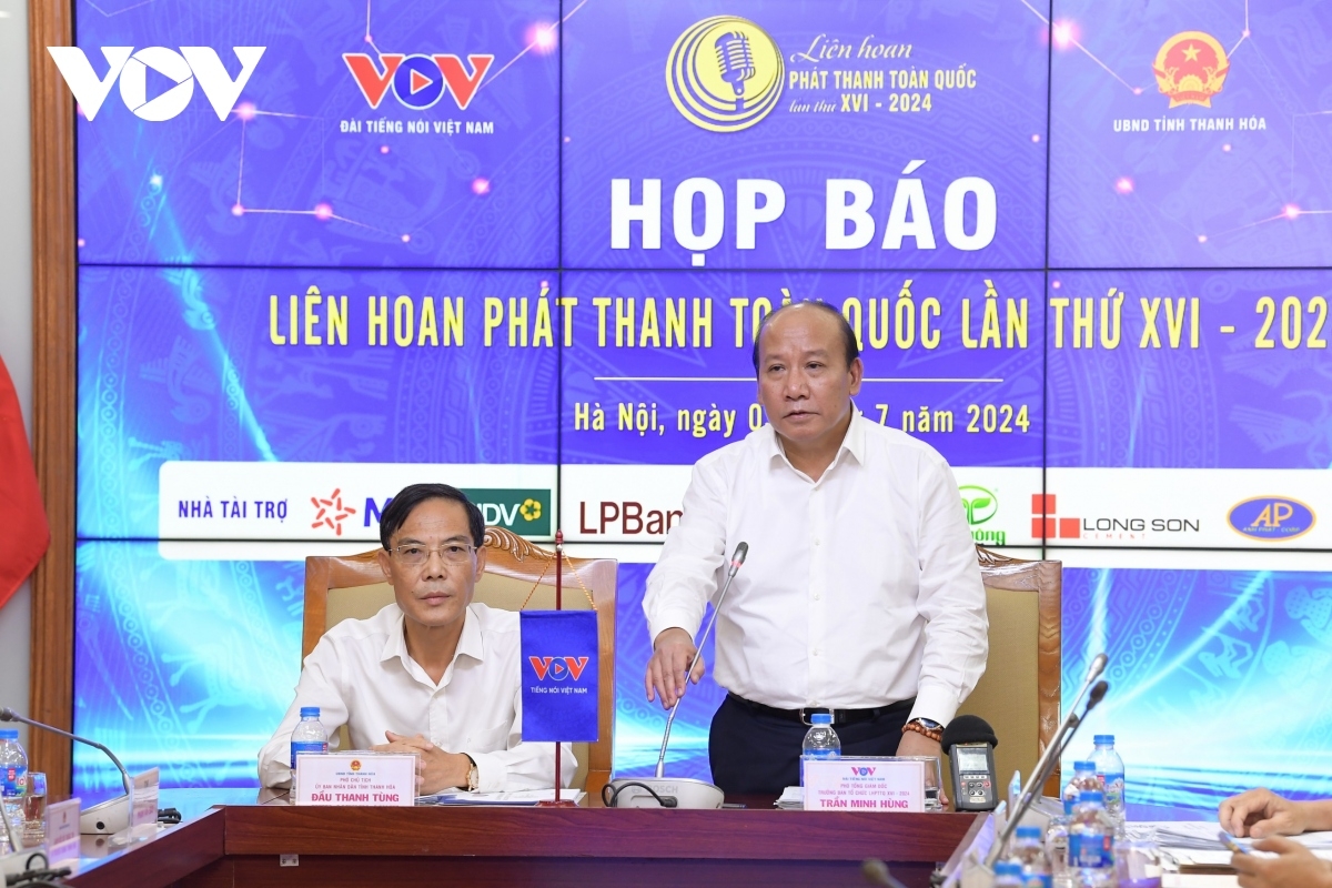 T’cooh Trần Minh Hùng, Phó Tổng Giám đốc Đài P’rá Việt Nam, Trưởng Ban Bhrợ têng Bhiệc bhan Phát thanh prang k’tiếc k’ruung g’luh XVI prá xay muy bơr râu xa nay đhị pr’họp (Cha nụp: Hà Phương)