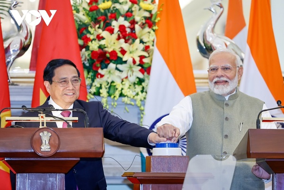 Pôa Phạm Minh Chính, Ngế pro xiâm hnê ngăn tơnêi têa prếi pôa Narendra Modi,Ngế pro xiâm hnê ngăn kong têa Ấn Độ pơkuâ po hôp tơbleăng