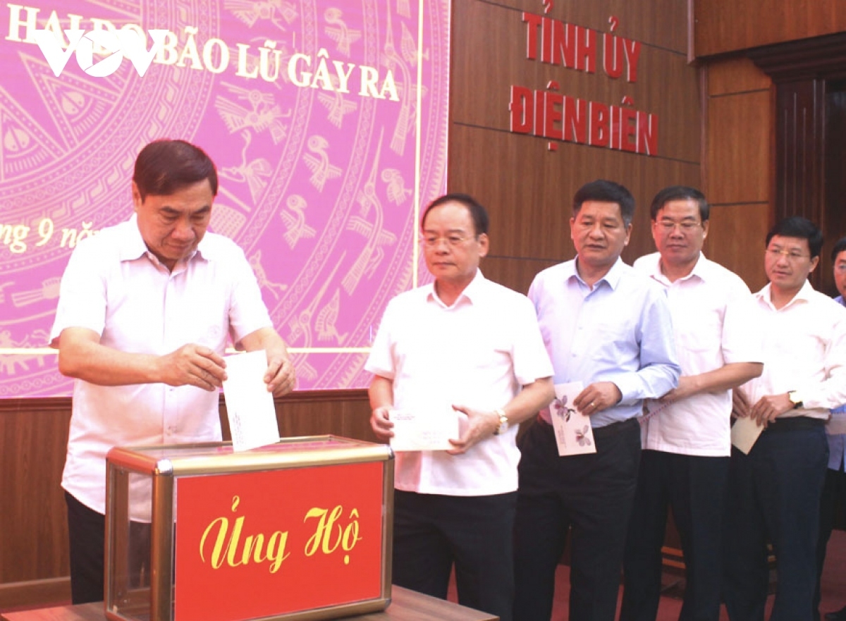 Ban Thường trực Ủy ban MTTQ Việt Nam tỉnh Điện Biên đã tổ chức phát động ủng hộ đồng bào bị thiệt hại do bão số 3 gây ra