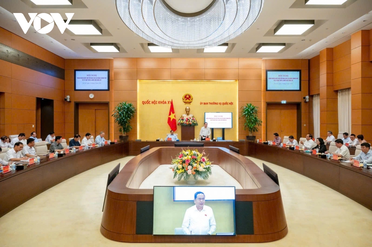 Hội nghị Đảng đoàn Quốc hội lâng Ban cán sự Đảng Chính phủ đăh bh'rợ ra văng ha pr'họp g'luh 8, Quốc hội Khóa XV