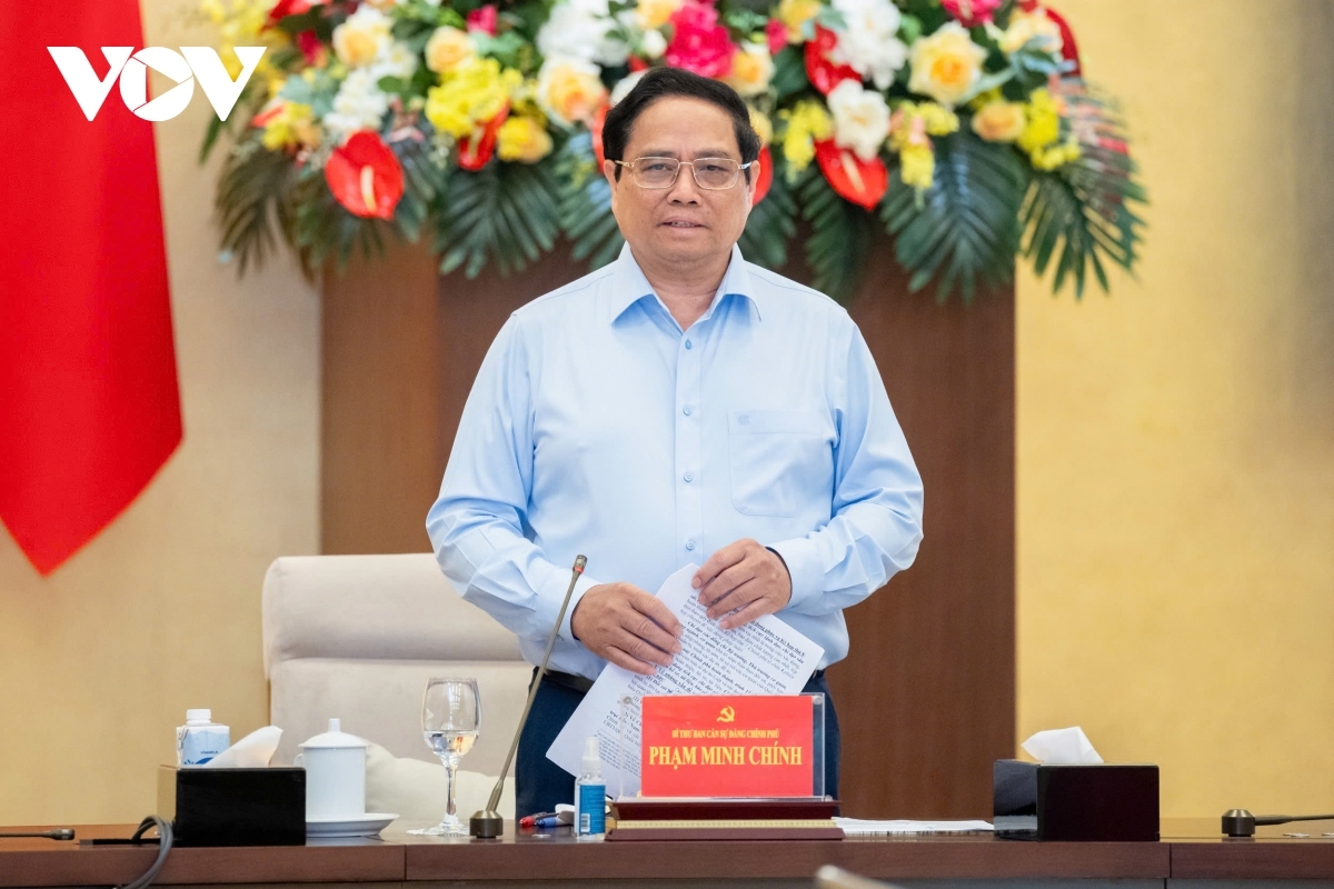 Thủ tướng Phạm Minh Chính nhấn mạnh việc cần phối hợp tốt từ khâu soạn thảo dự thảo luật, nghị quyết cho đến khi trình Quốc hội