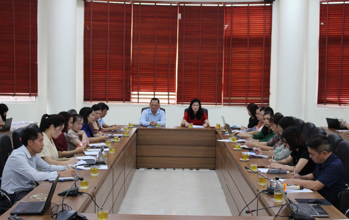 Hội nghị chuyên đề về bảo hiểm y tế đầu năm học do BHXH tỉnh Lai Châu tổ chức.
 Ảnh: Khắc Kiên/VOV Tây Bắc