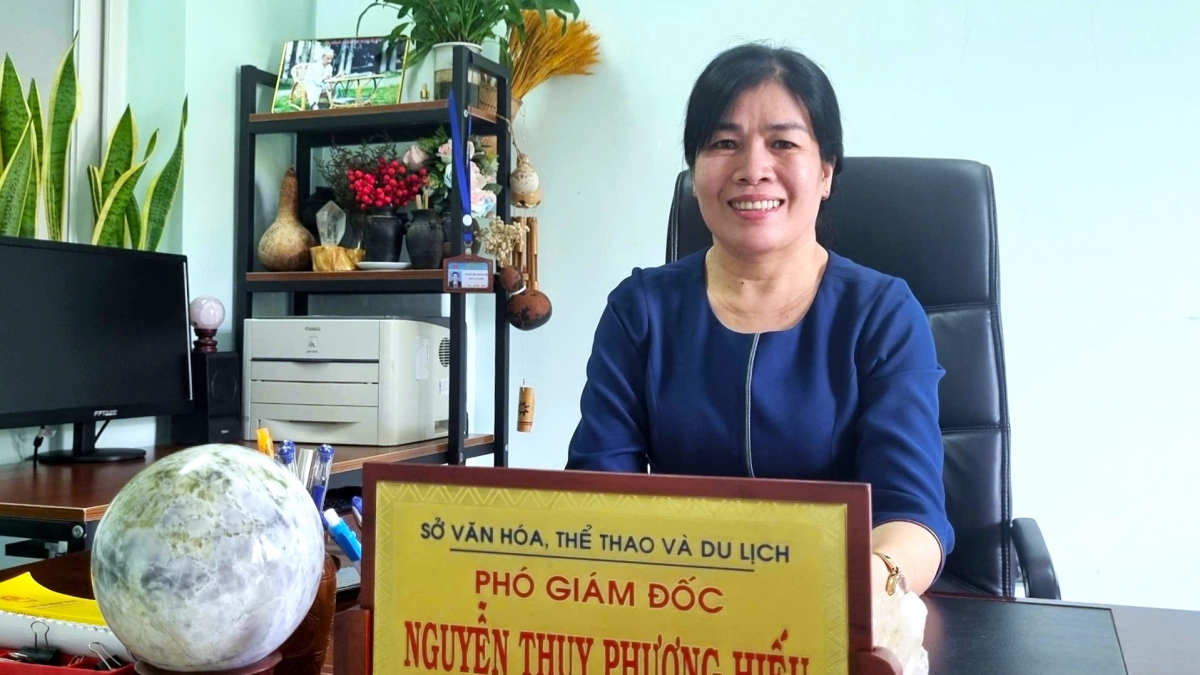 Bà Nguyễn Thụy Phương Hiếu, Phó giám đốc Sở Văn hóa, Thể thao và Du lịch Đắk Lắk 